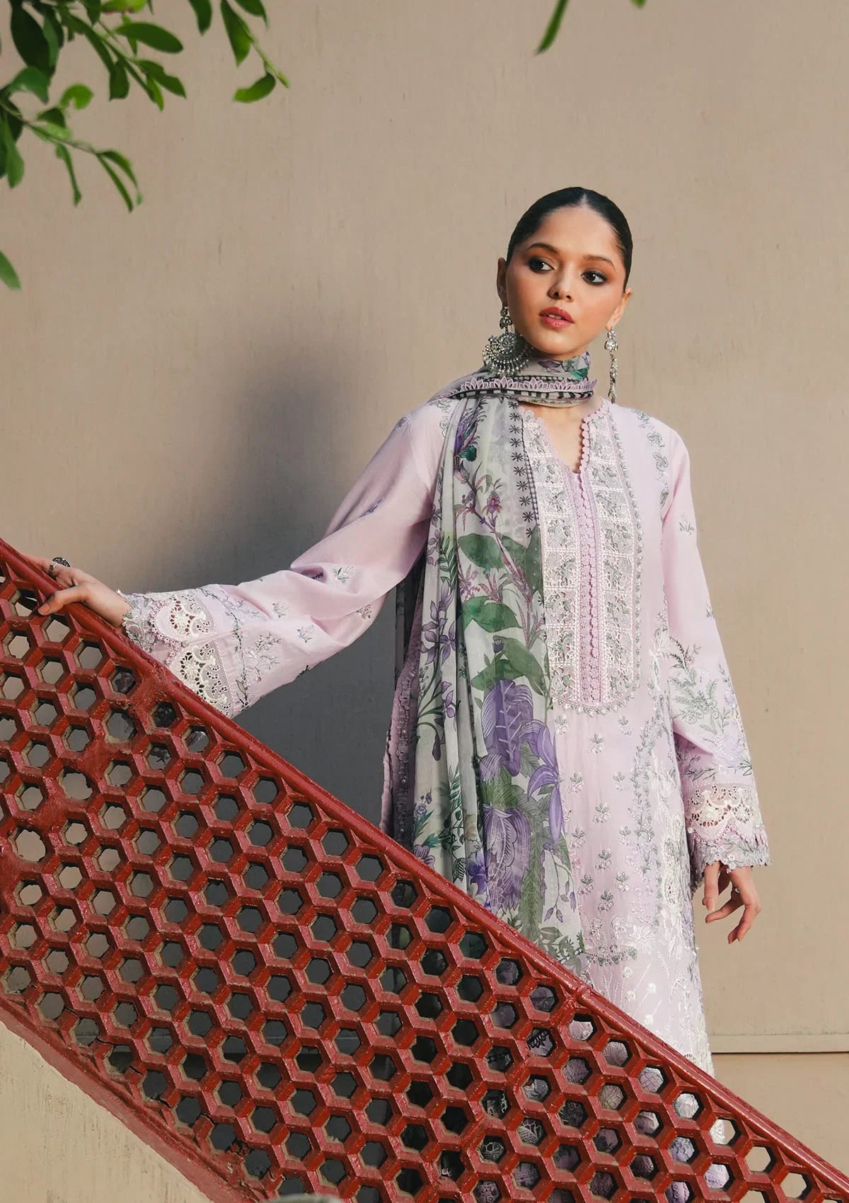 KAHF Ek Fasana Luxury Lawn Unstitched Collection 2026 | KLB-4A MEHAK - Mirha Fashion