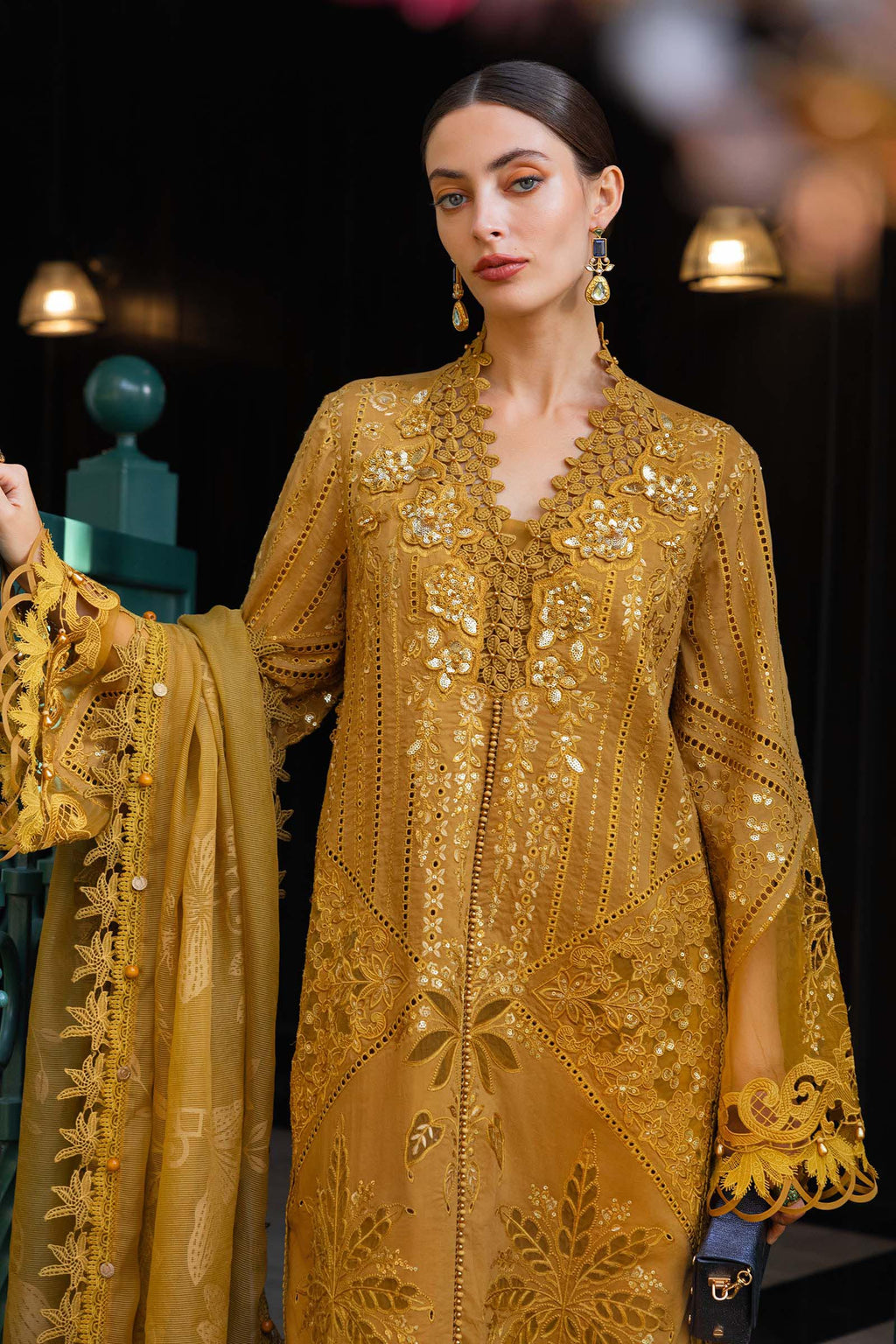 Maria B Luxury Lawn Eid Vol-26 Unstitched Collection 2026 | D07 - Mirha Fashion