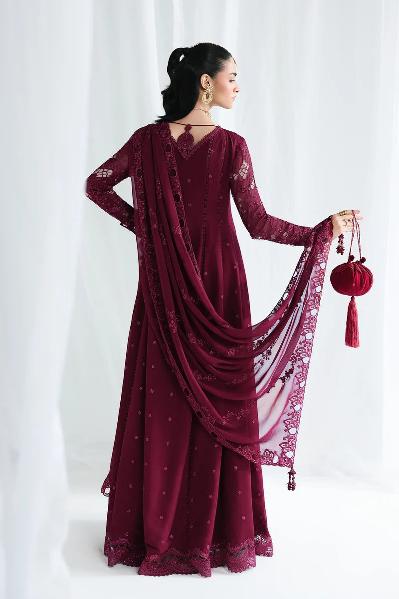 Qalamkar Luxury Chiffon Unstitched Collection | QCC-03 WAFA