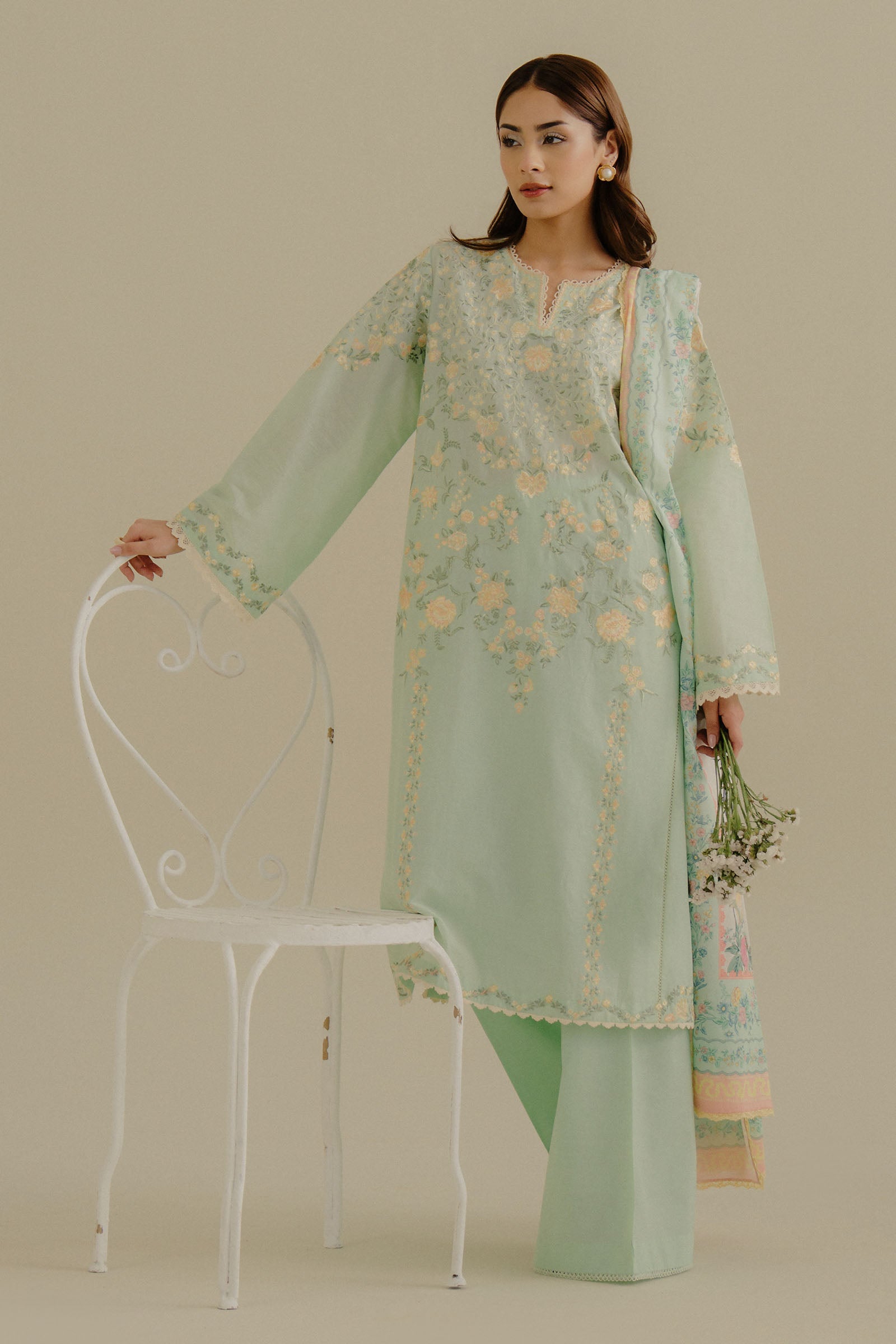 Coco Lawn Drop 2 Embroidered Eid Collection 2025 | Velin-7A