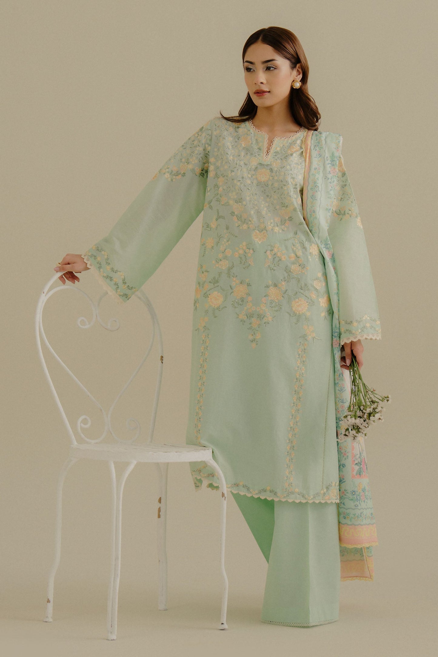 Coco Lawn Drop 2 Embroidered Eid Collection 2025 | Velin-7A