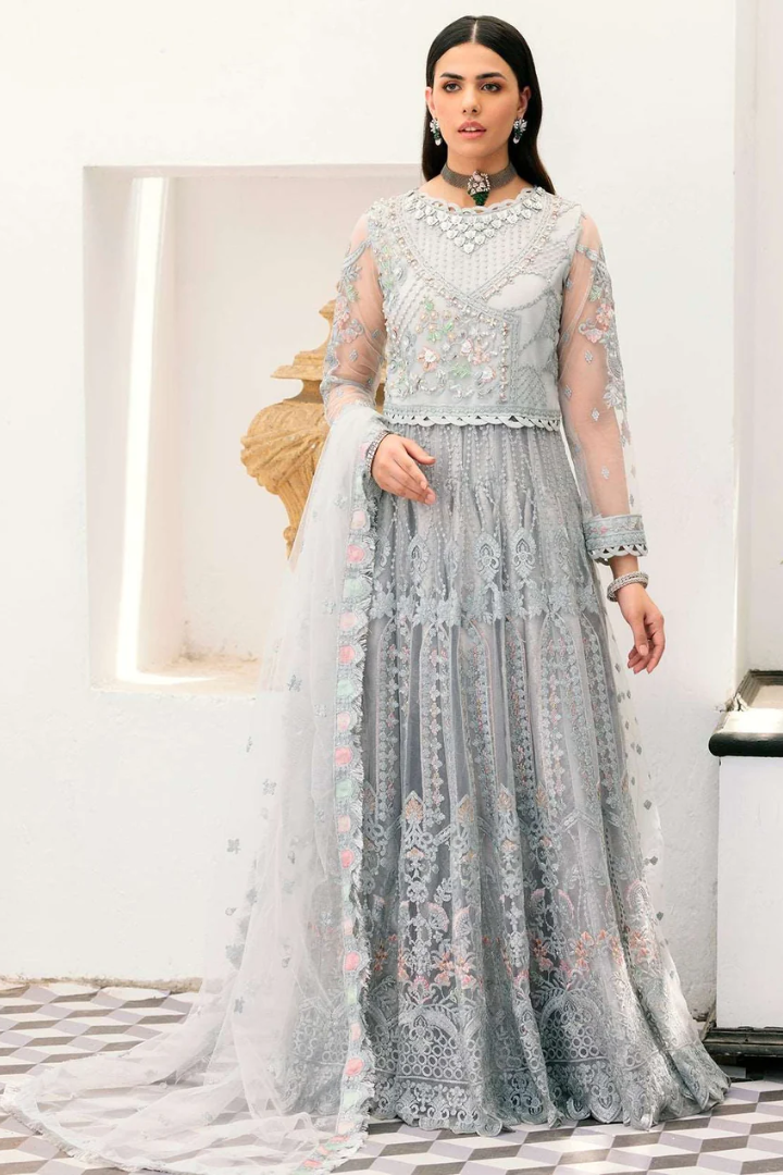 Emaan Adeel Embroidered Unstitched | Le Festa | LF-608 - Mirha Fashion