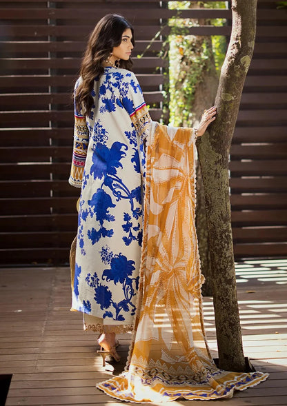 Elaf Signature Embroidered Lawn Collection  2024 | ESL 01A