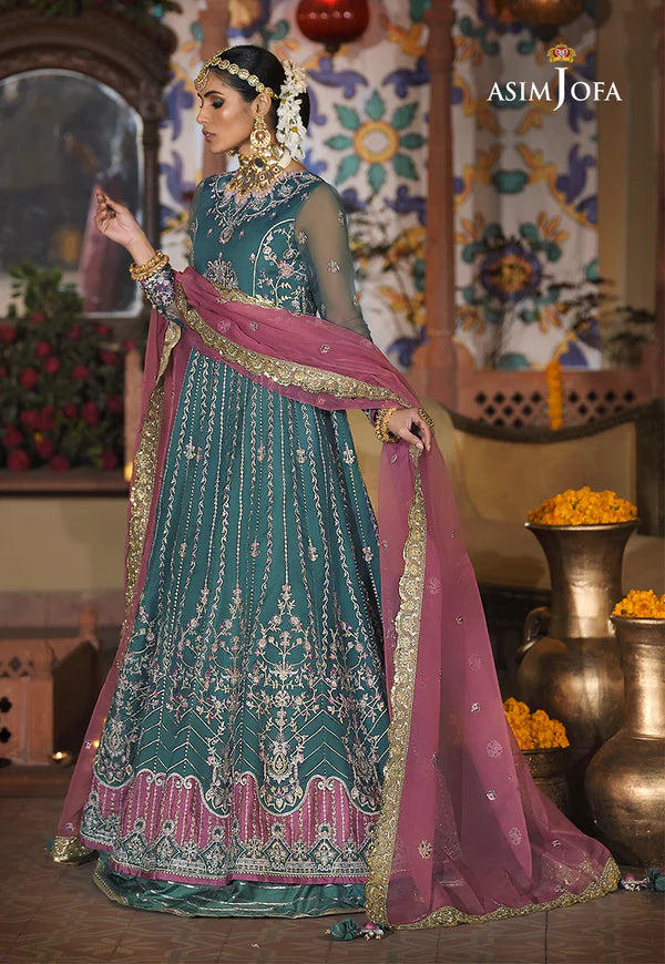 Asim Jofa Rasum Embroidered Wedding Collection 2022 | AJR-18 - Mirha Fashion
