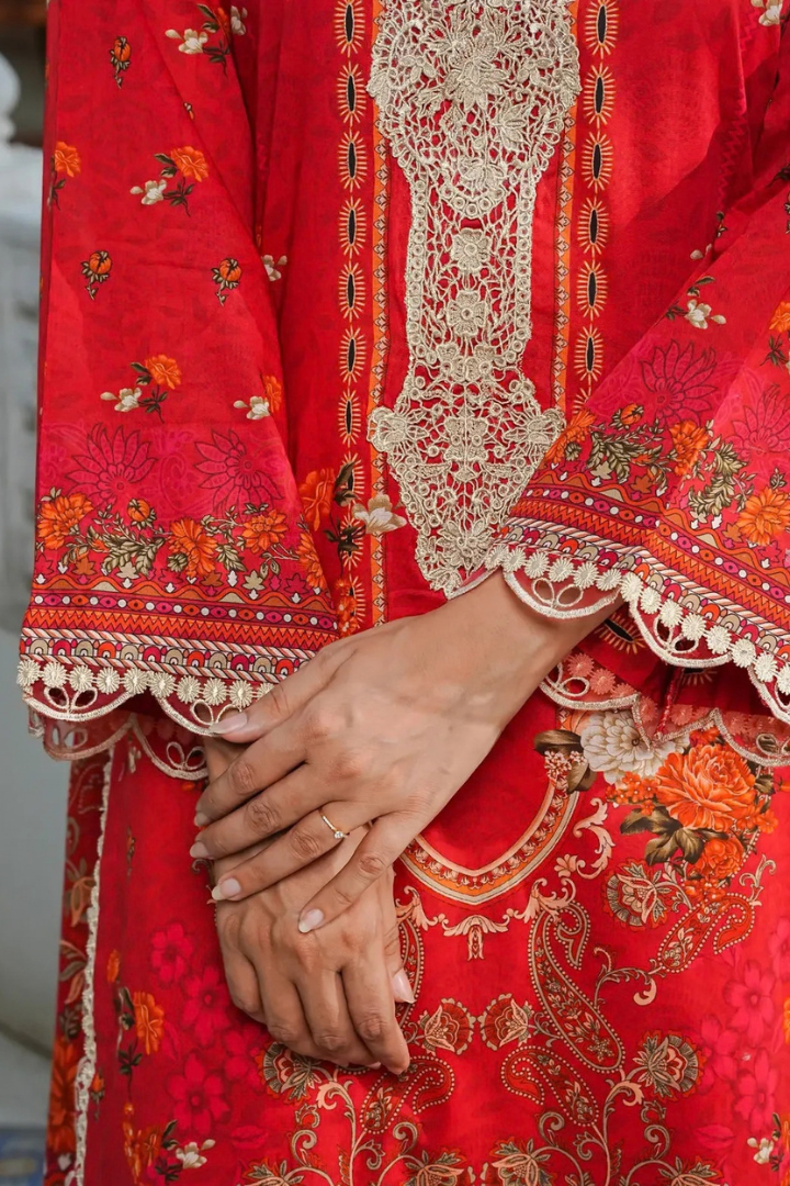 Shaanse Monsoon Luxury pret Cotton Ready to Wear Collection 2026 | Orange