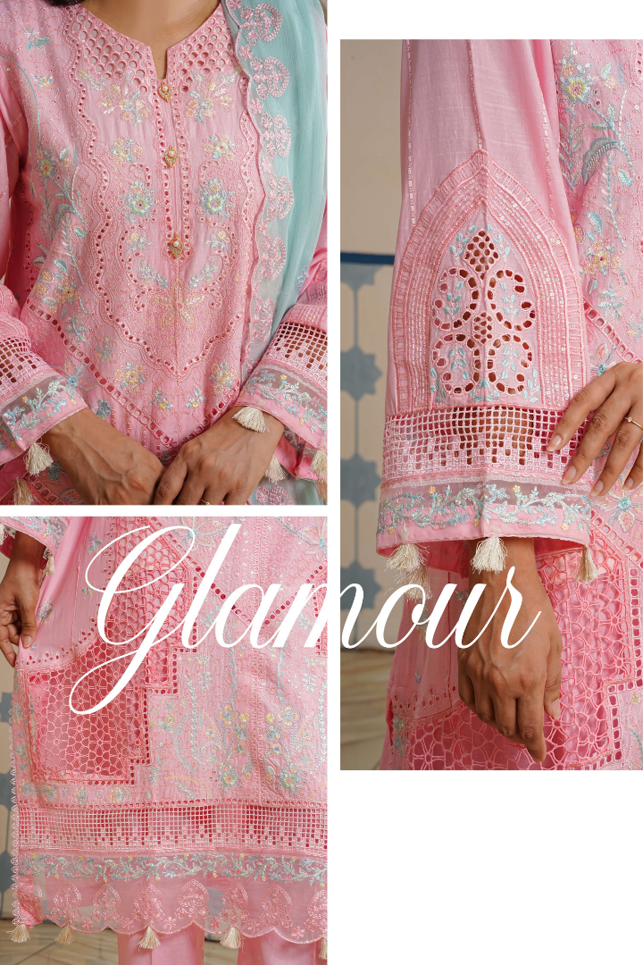 Shaanse Luxury Cotton Lumiere Drop-1 Ready to Wear Collection 2026 | Pink