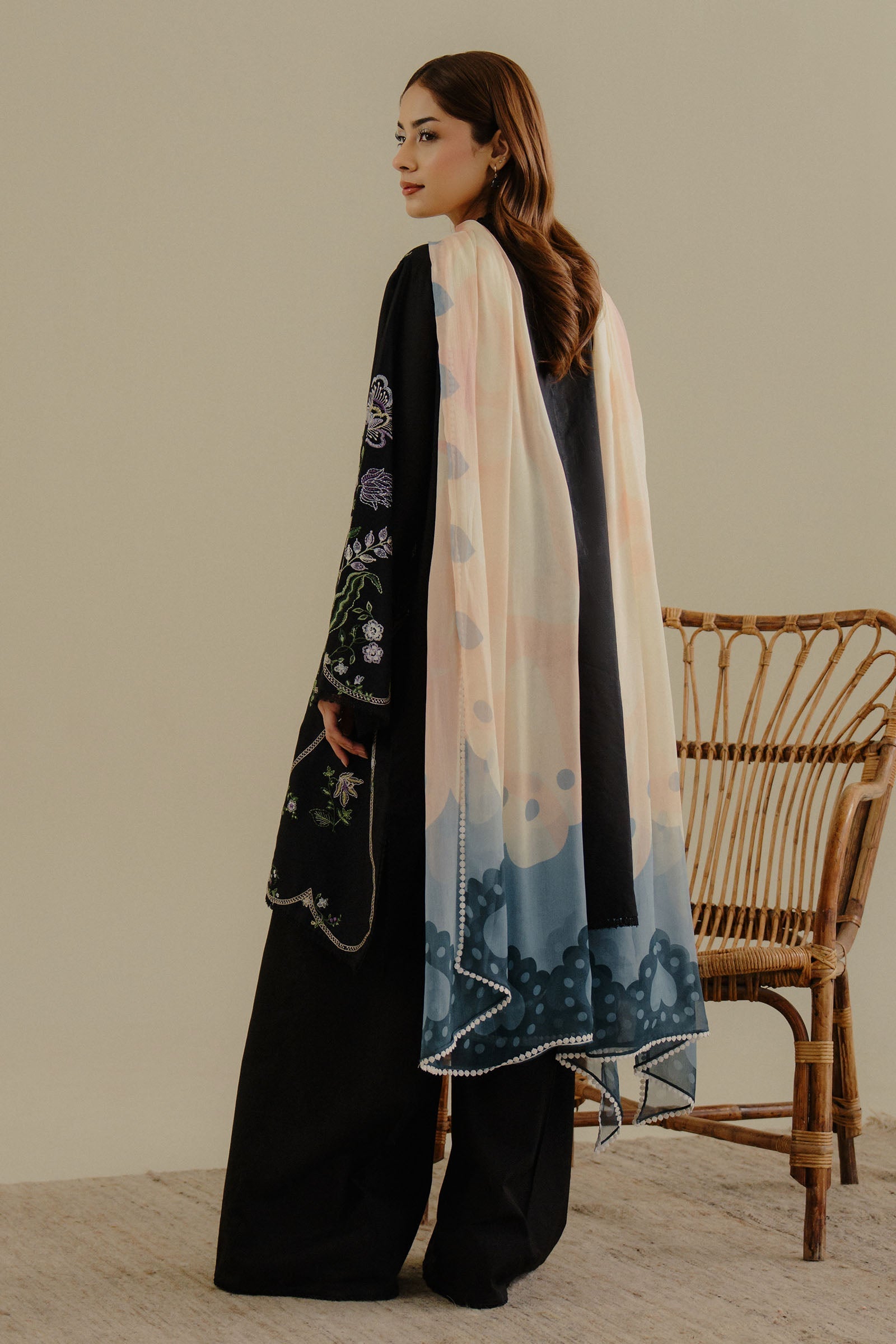 Coco Lawn Drop 2 Embroidered Eid Collection 2025 | Tara-8A