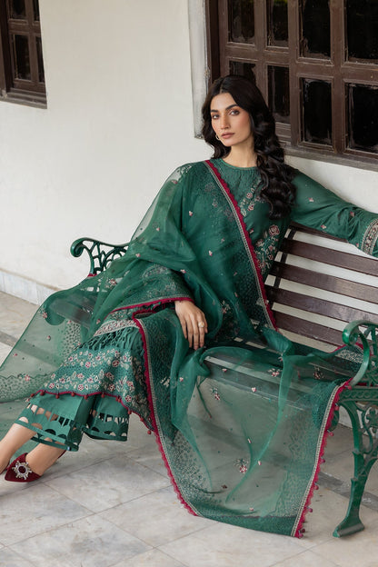 Farasha Bahar Embroidered Lawn Collection 2024 | Azure Grace