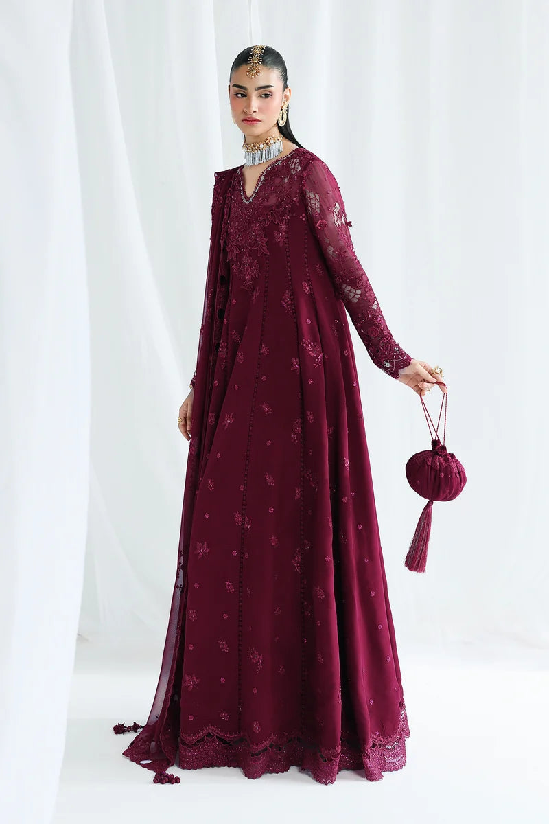 Qalamkar Luxury Chiffon Unstitched Collection | QCC-03 WAFA