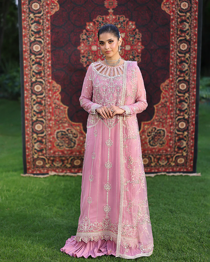 Roheenaz Aangan Chiffon Unstitched Collection 25 RUNCH250105 | Naaz