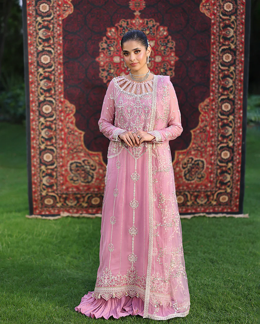 Roheenaz Aangan Chiffon Unstitched Collection 25 RUNCH250105 | Naaz
