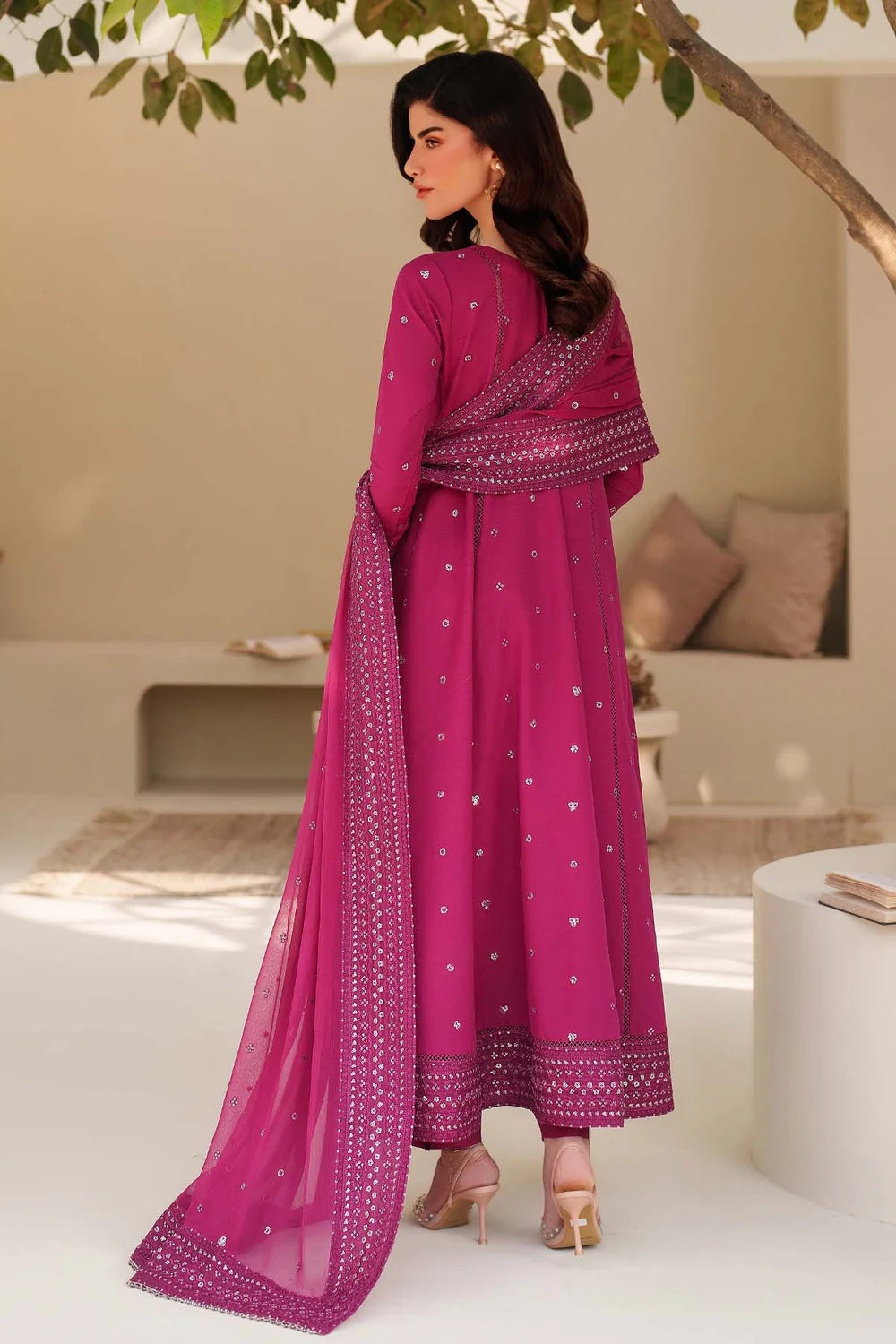 Zarif Exclusive Tabeer the Silk Edit Unstitched Collection 2026 | 04 HORAIN - Mirha Fashion