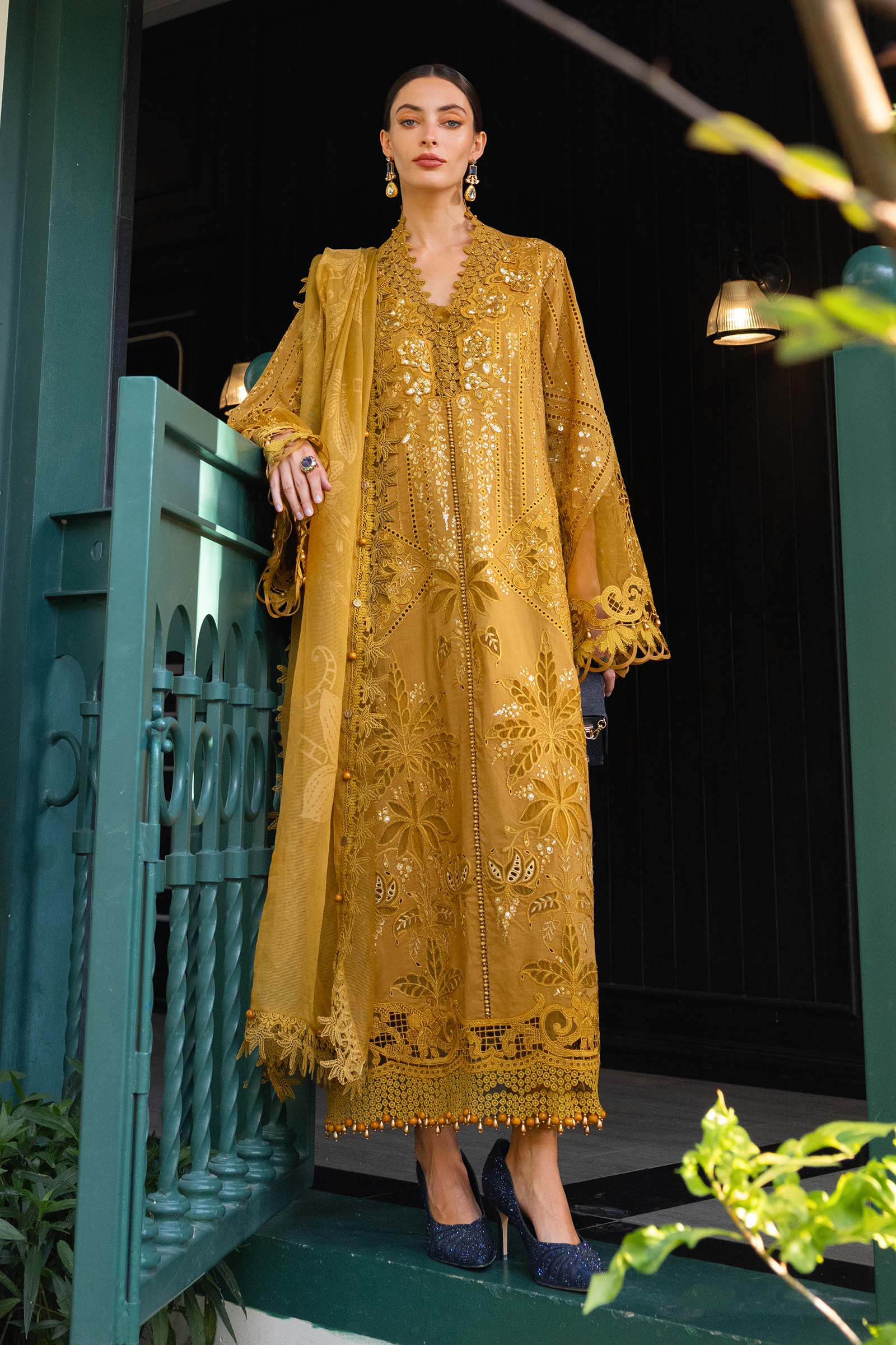 Maria B Luxury Lawn Eid Vol-26 Unstitched Collection 2026 | D07 - Mirha Fashion