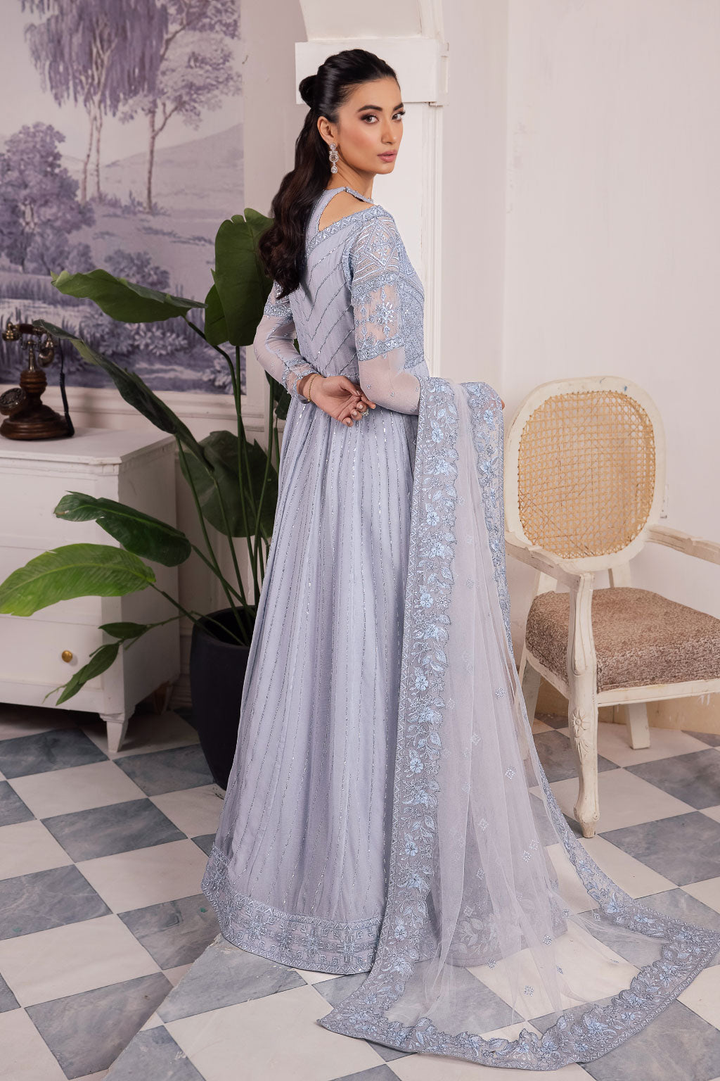 Iznik Chinon Festive Chiffon Formals | CC-38 Izara - Mirha Fashion
