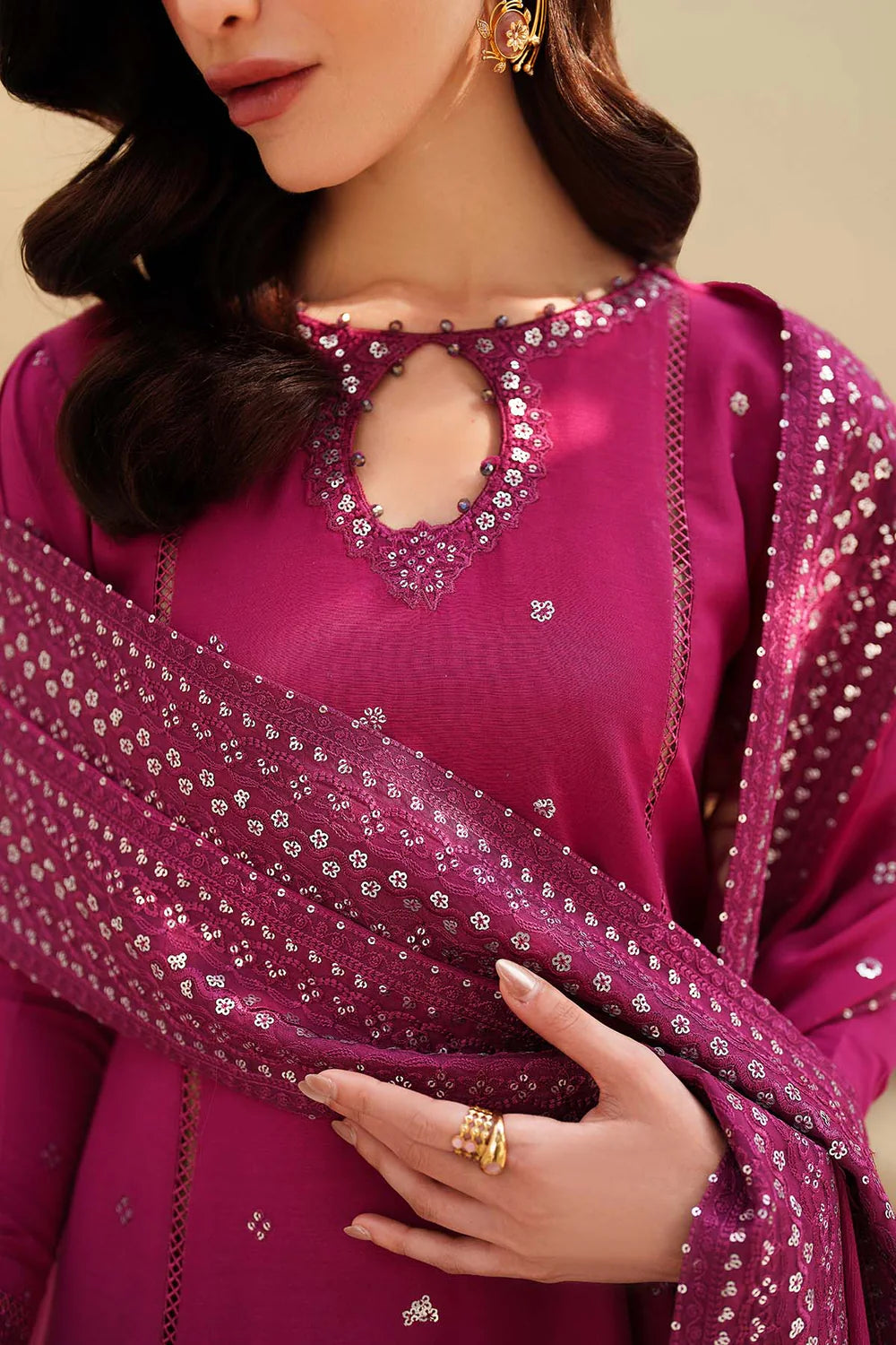 Zarif Exclusive Tabeer the Silk Edit Unstitched Collection 2026 | 04 HORAIN - Mirha Fashion