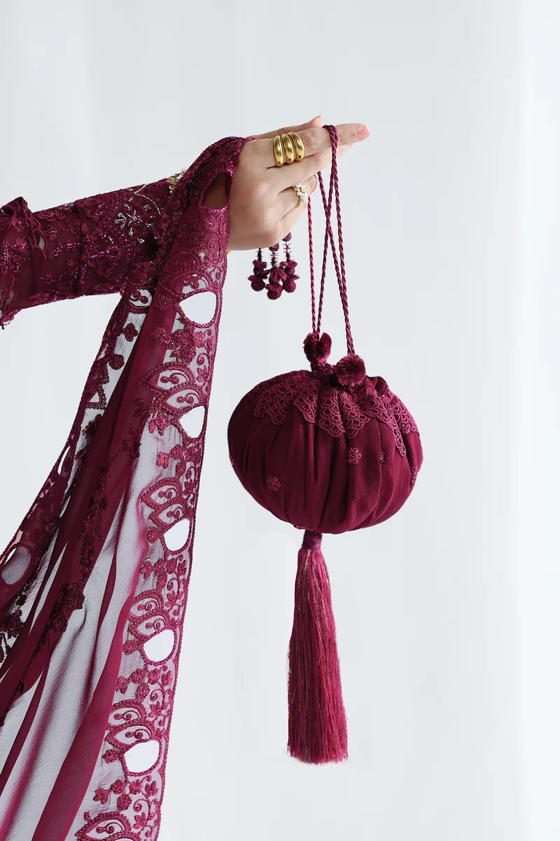 Qalamkar Luxury Chiffon Unstitched Collection | QCC-03 WAFA