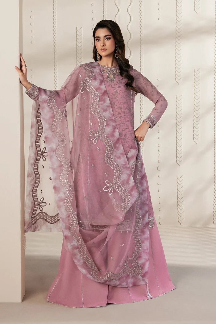 Zarif Bayaan Luxury Chiffon Unstitched Collection | D03 SIYAAN