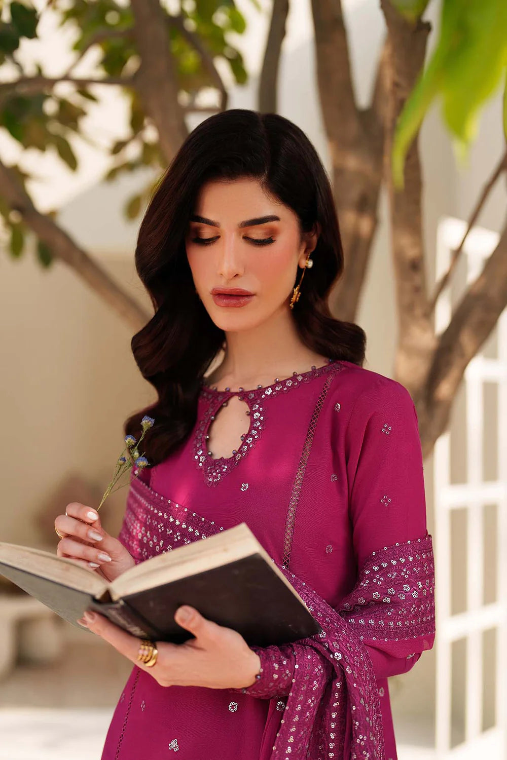 Zarif Exclusive Tabeer the Silk Edit Unstitched Collection 2026 | 04 HORAIN - Mirha Fashion