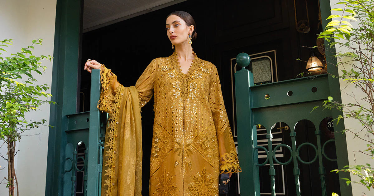 Maria B Luxury Lawn Eid Vol-26 Unstitched Collection 2026 | D07 - Mirha Fashion