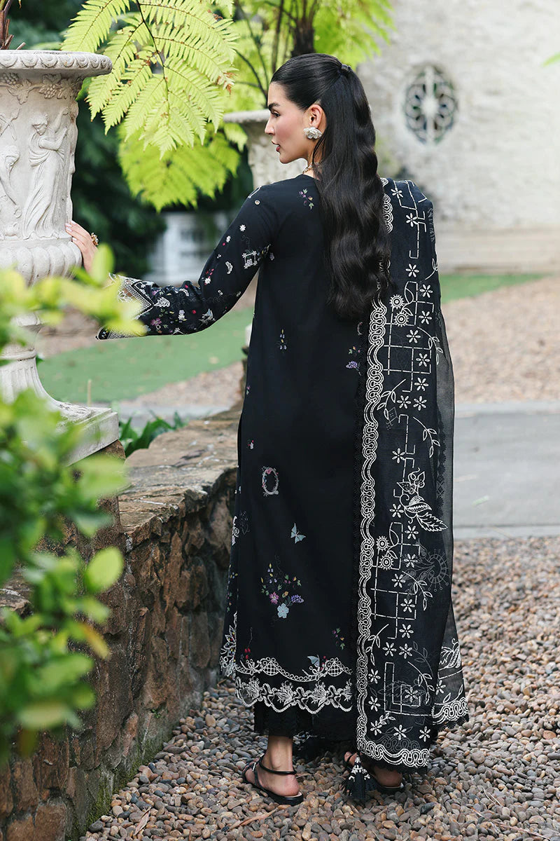 Qalamakar Qline Lawn Drop 1 Unstitched Collection 2026 | OBSIDIAN - Mirha Fashion