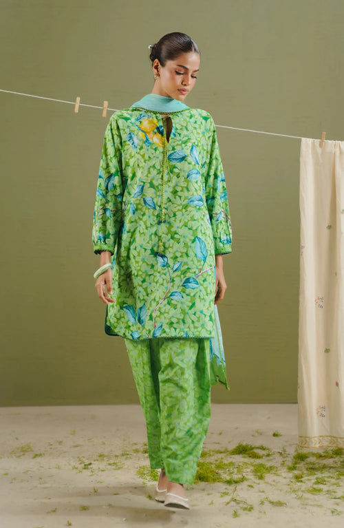 Coco By Zara Shahjahan Prints Drop-one Unstitched Collection 2026 | 7-B KAEL - Mirha Fashion