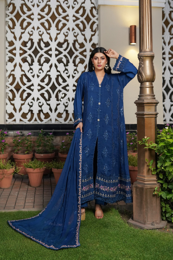 Agha Noor Luxury Gowns Afsanay Ready to Wear Collection | Blue