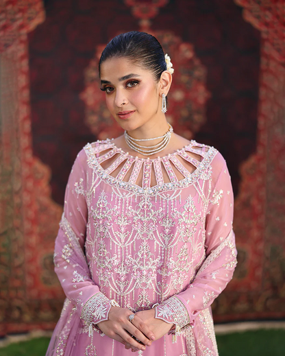 Roheenaz Aangan Chiffon Unstitched Collection 25 RUNCH250105 | Naaz