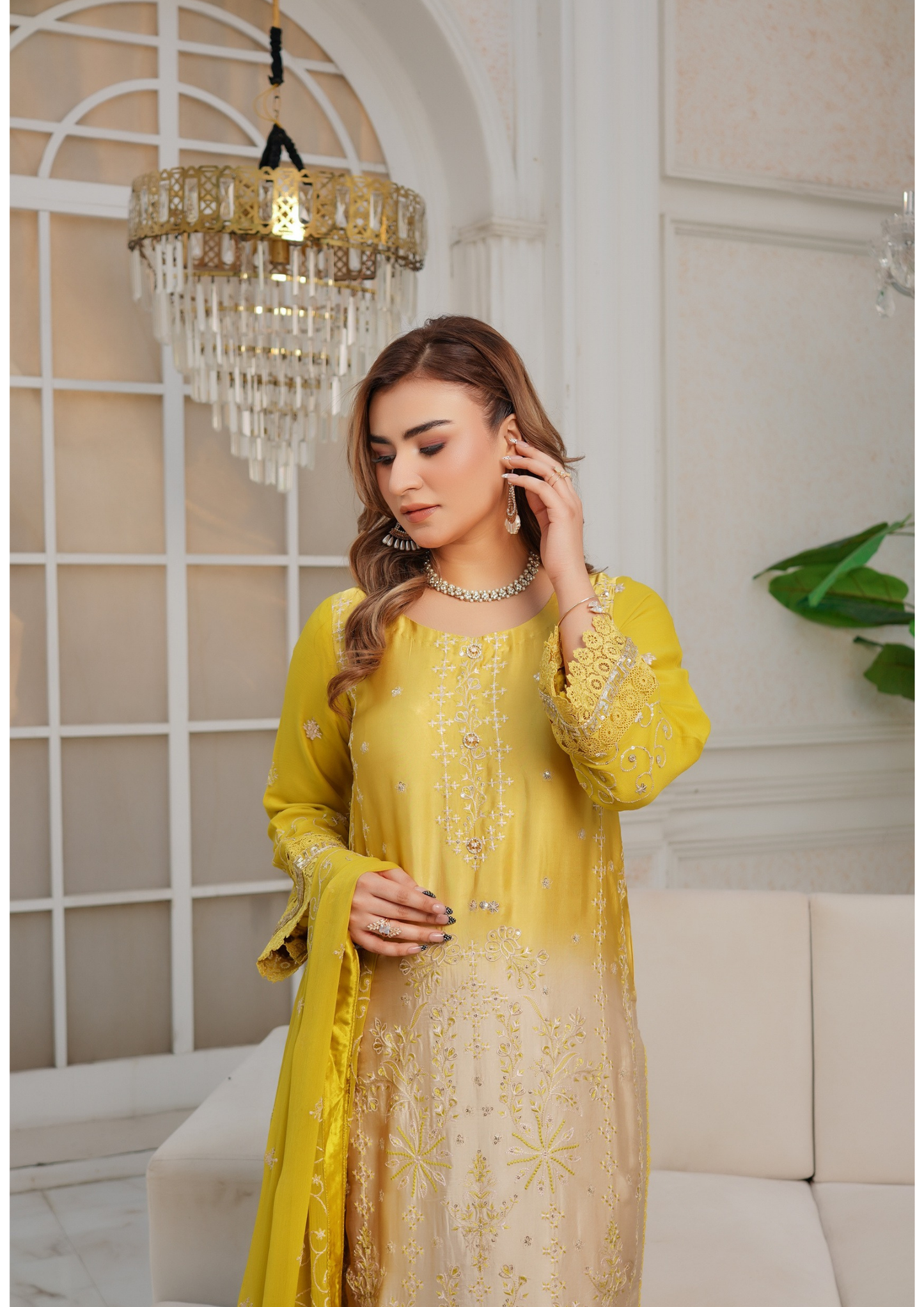 Agha Noor Silk Ready to Wear Collection Nov-2025 | Yellow