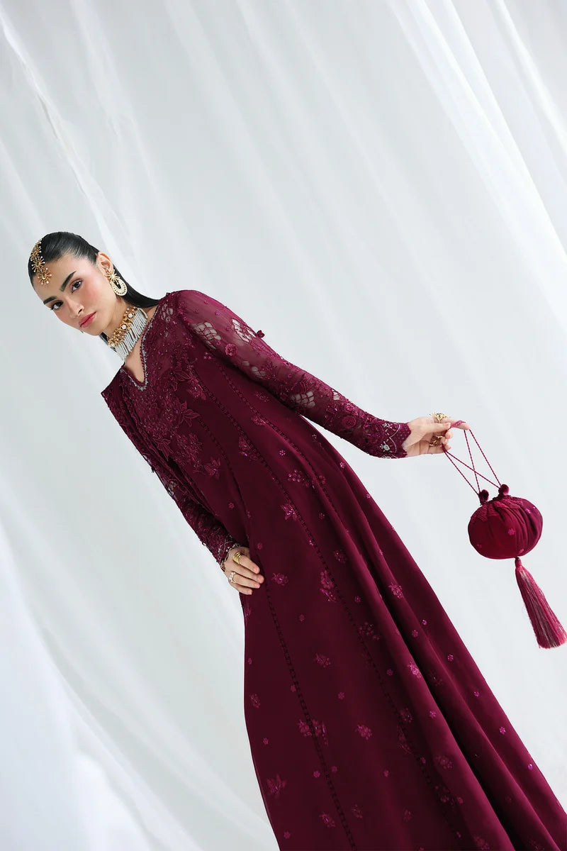 Qalamkar Luxury Chiffon Unstitched Collection | QCC-03 WAFA