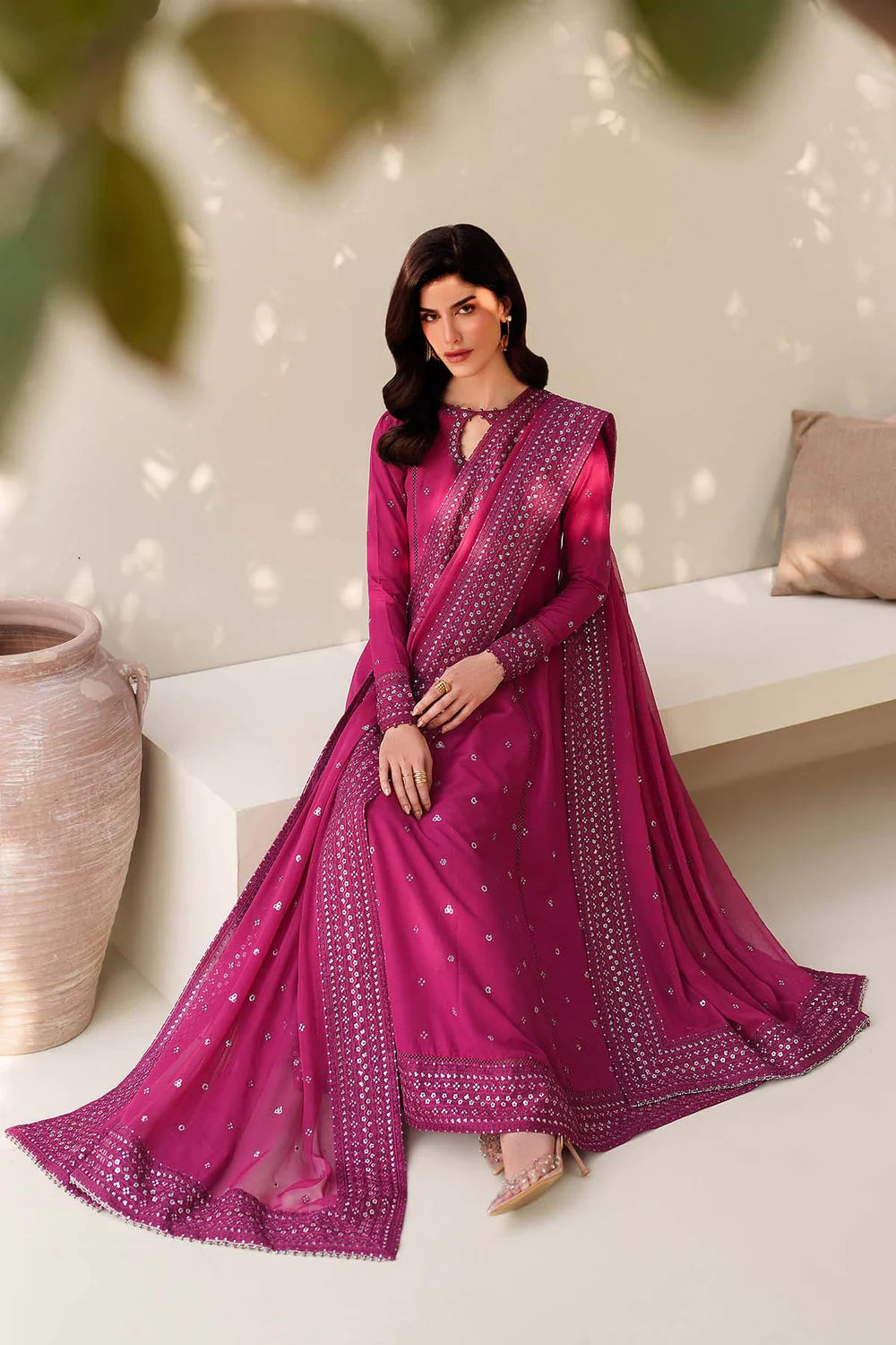 Zarif Exclusive Tabeer the Silk Edit Unstitched Collection 2026 | 04 HORAIN - Mirha Fashion