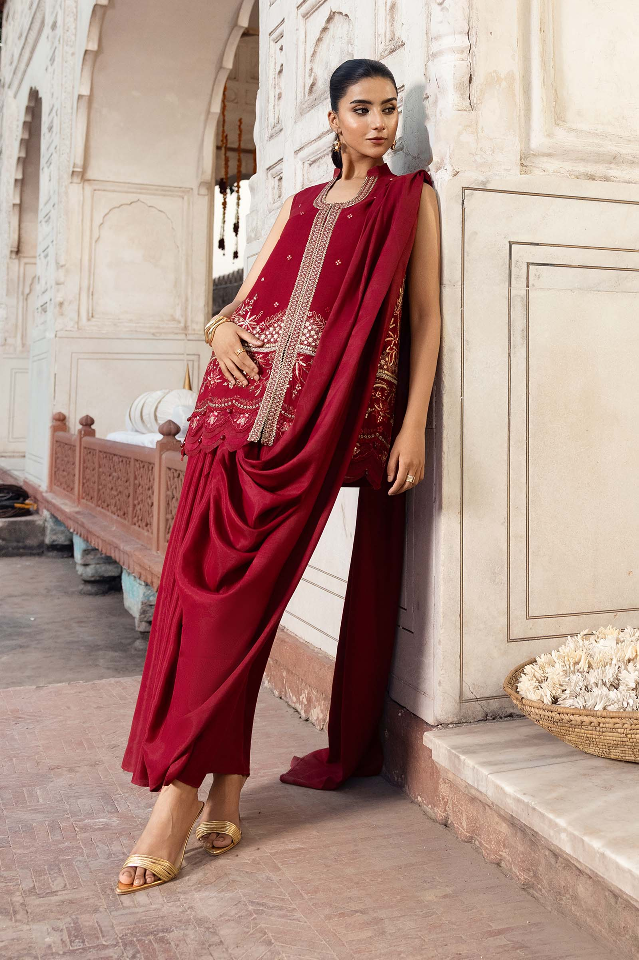 Maria B Mbasic Winter Festive 3PCS Unstitched Collection 2025 | D8