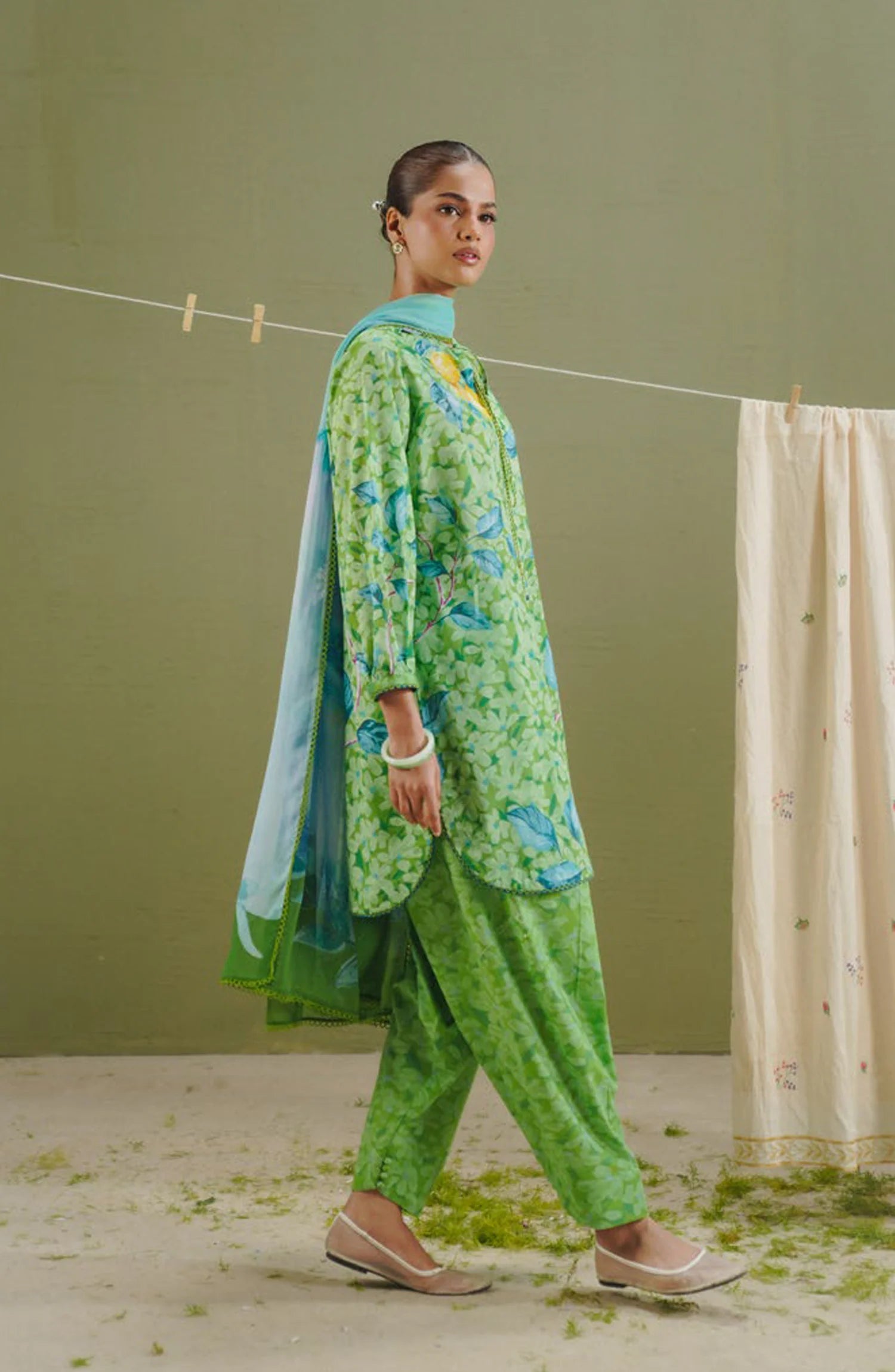 Coco By Zara Shahjahan Prints Drop-one Unstitched Collection 2026 | 7-B KAEL - Mirha Fashion