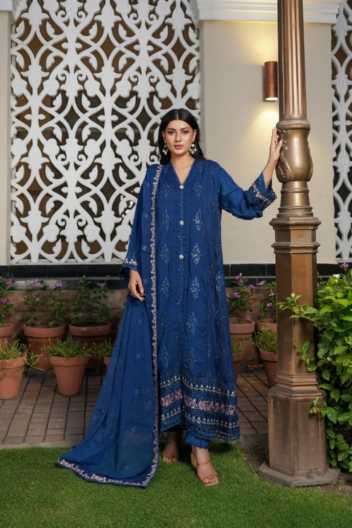 Agha Noor Luxury Gowns Afsanay Ready to Wear Collection | Blue