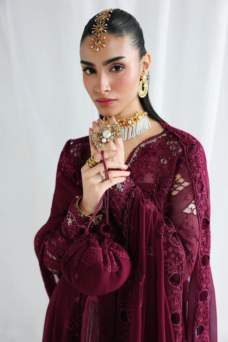 Qalamkar Luxury Chiffon Unstitched Collection | QCC-03 WAFA