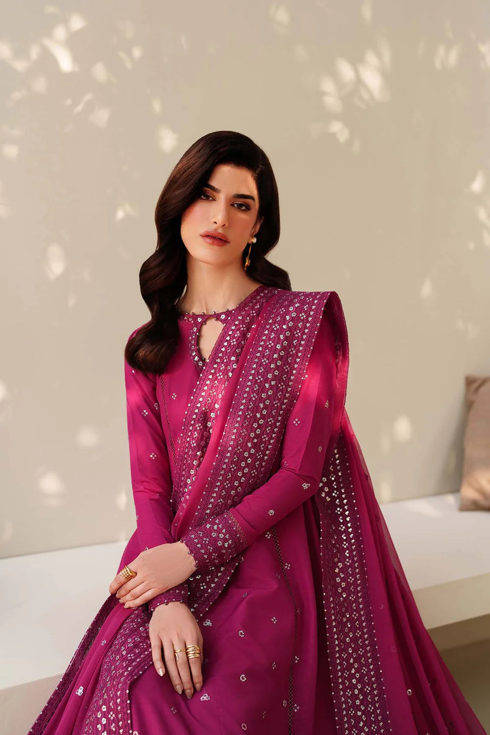 Zarif Exclusive Tabeer the Silk Edit Unstitched Collection 2026 | 04 HORAIN - Mirha Fashion