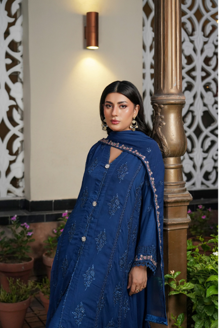 Agha Noor Luxury Gowns Afsanay Ready to Wear Collection | Blue
