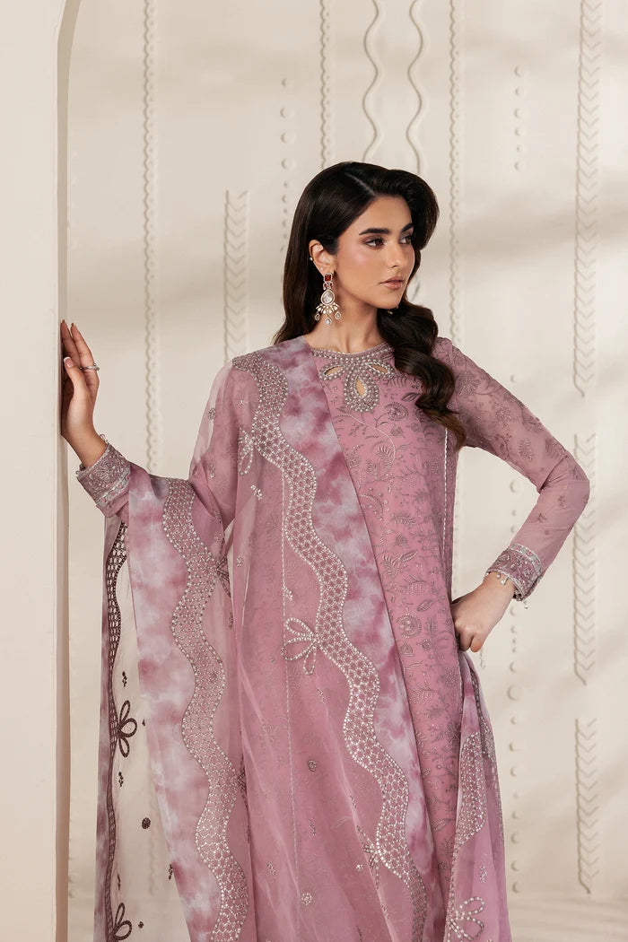 Zarif Bayaan Luxury Chiffon Unstitched Collection | D03 SIYAAN