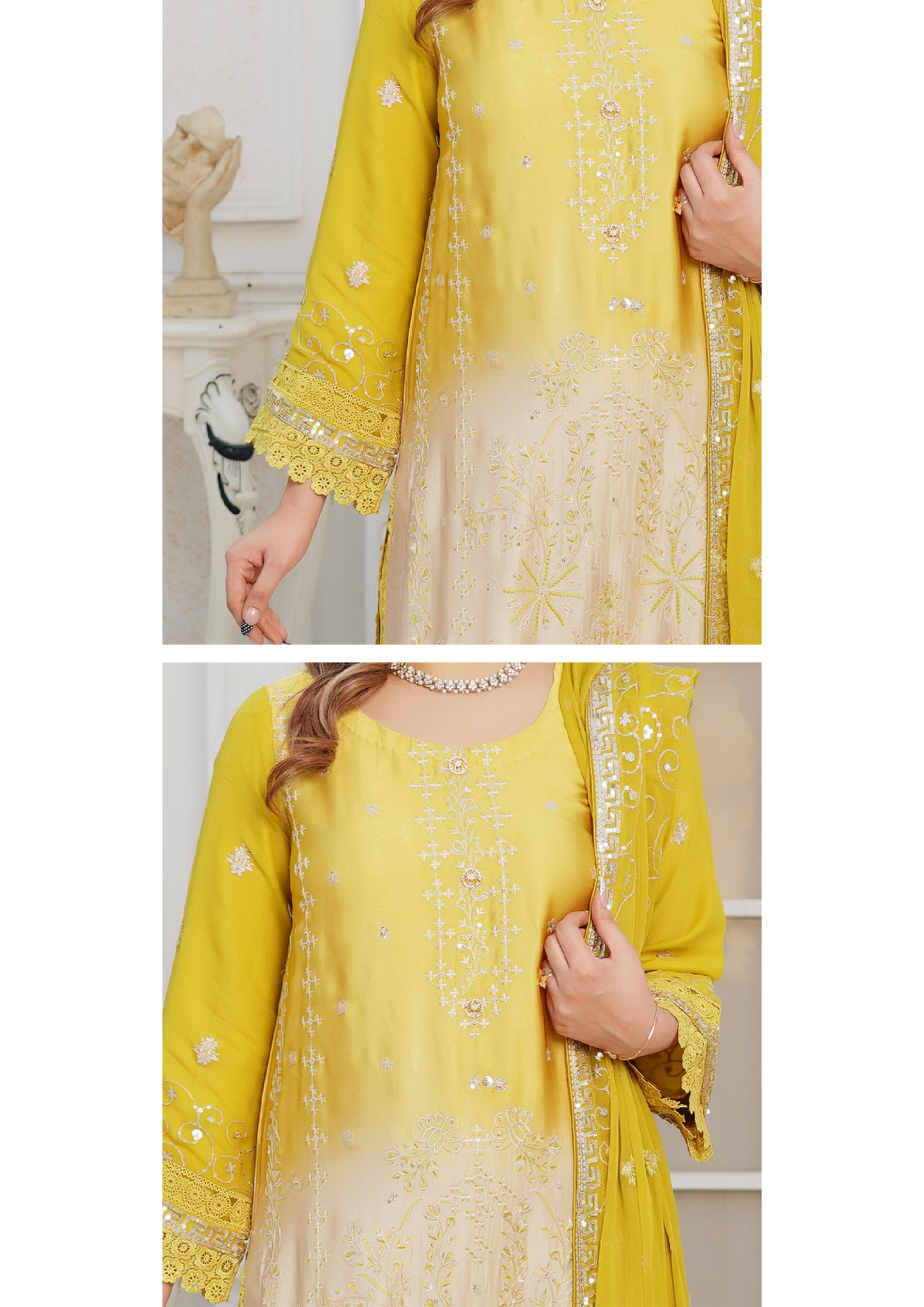 Agha Noor Silk Ready to Wear Collection Nov-2025 | Yellow