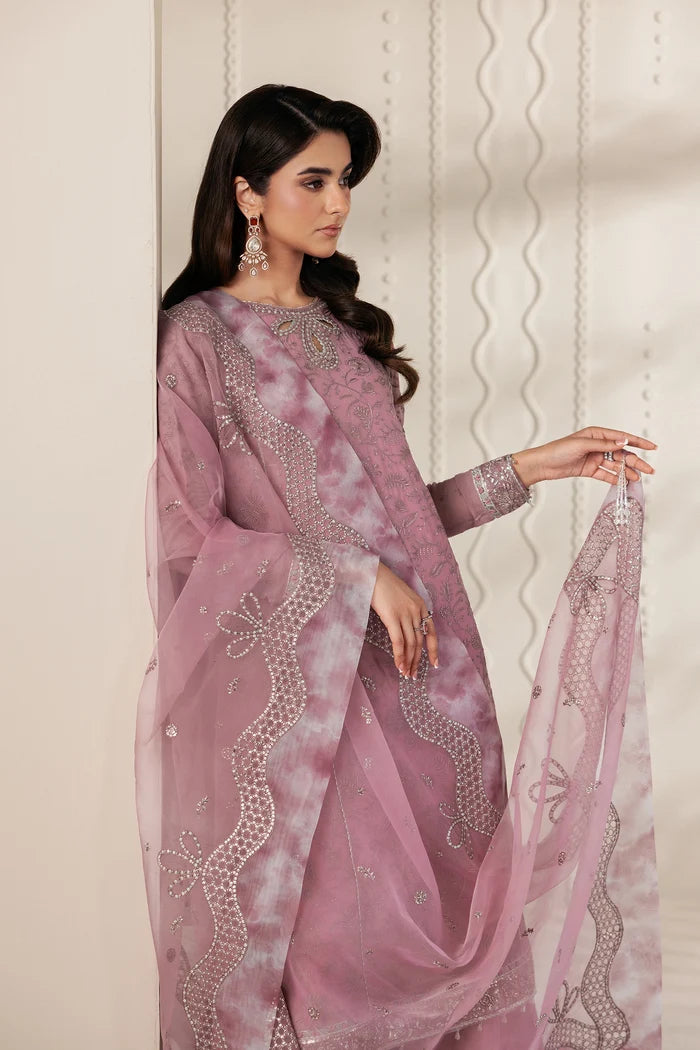 Zarif Bayaan Luxury Chiffon Unstitched Collection | D03 SIYAAN