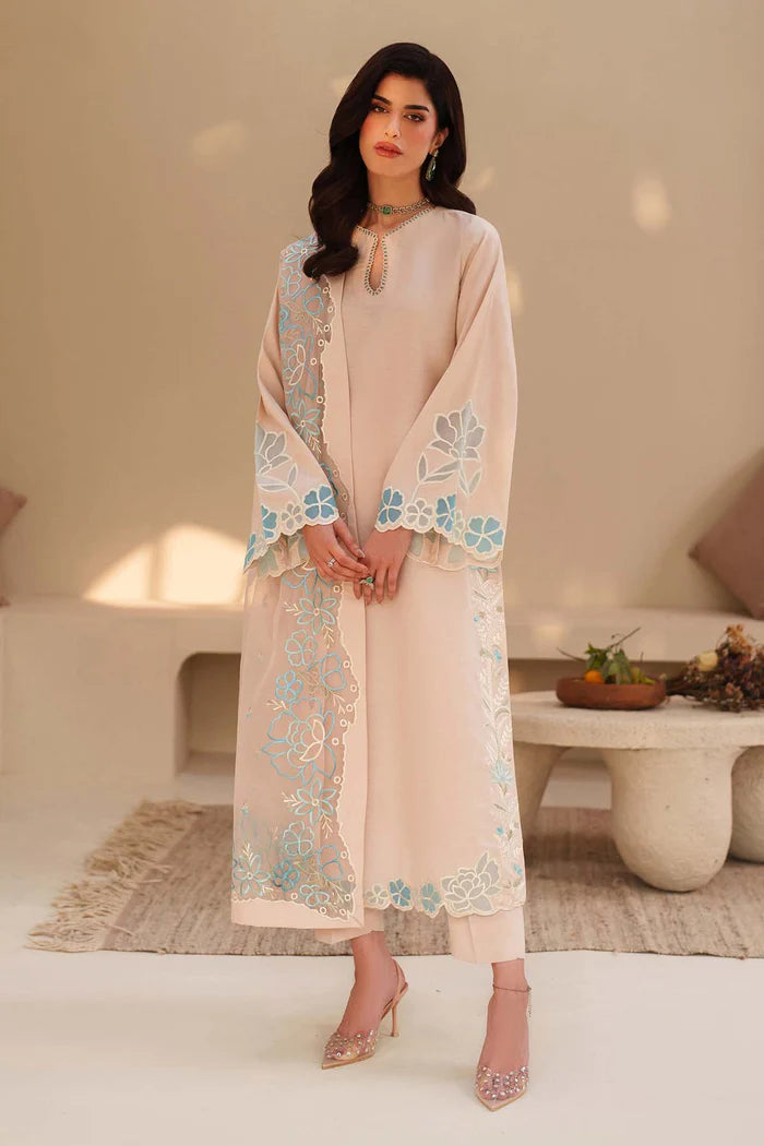 Zarif Exclusive Tabeer the Silk Edit Unstitched Collection 2026 | 02 FLORIELLE - Mirha Fashion