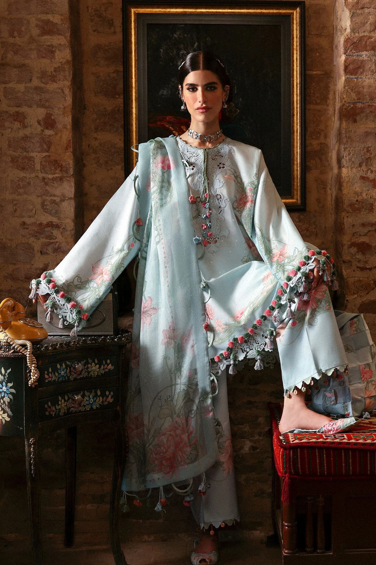 Zaha Festive Unstitched |Khushbo ZF-25-09