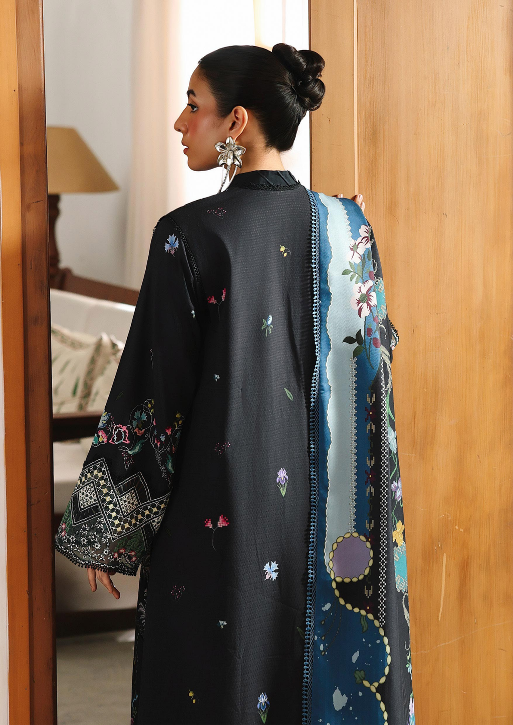 Qalamkar Qprints Winter 3PCS Unstitched Collection 2025 QW 06 B | Skye