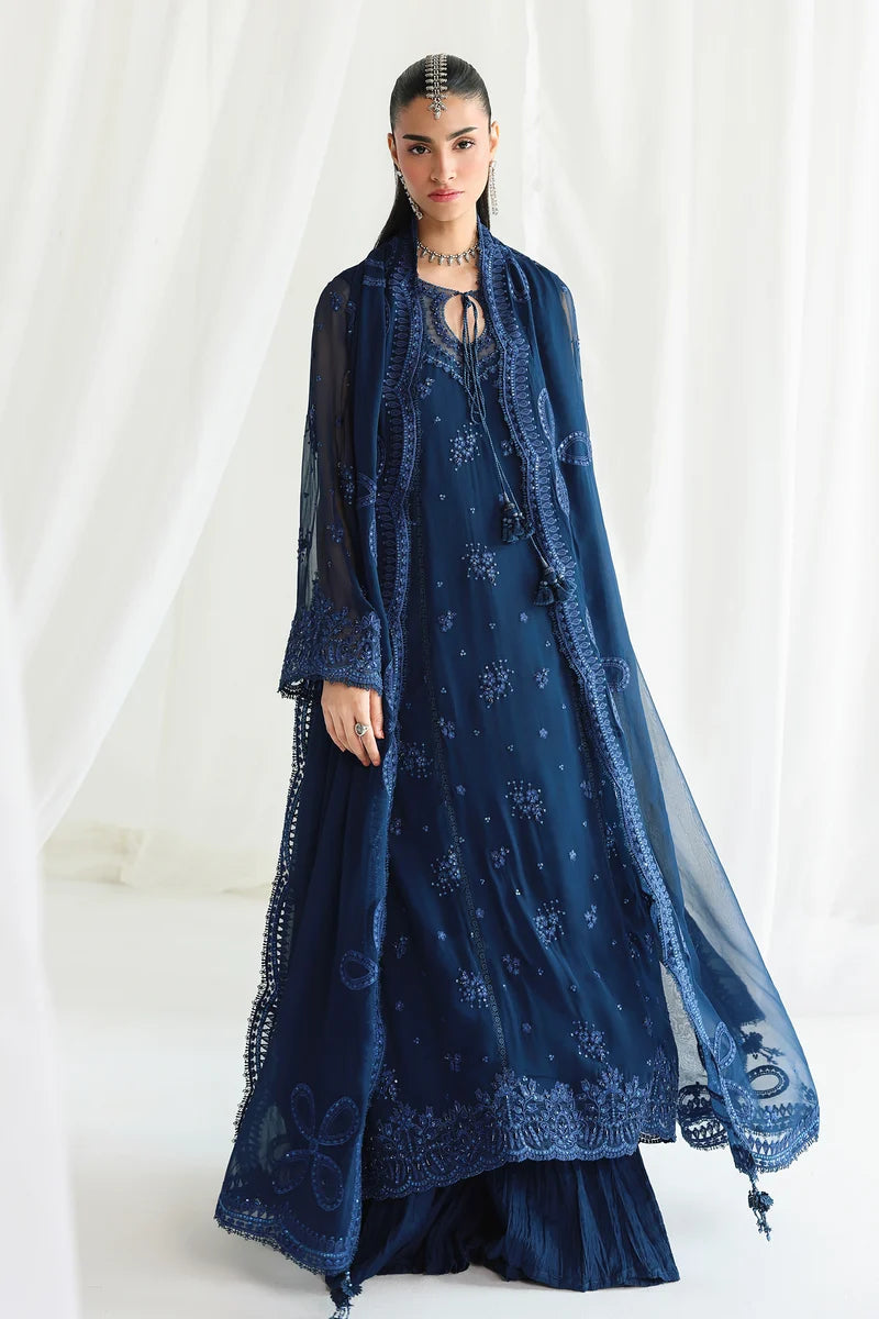 Qalamkar Luxury Chiffon Unstitched Collection | QCC-02 SHIREEN