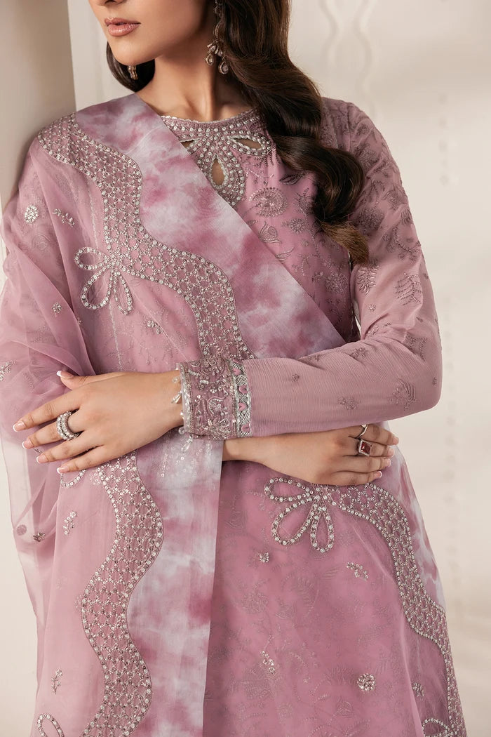 Zarif Bayaan Luxury Chiffon Unstitched Collection | D03 SIYAAN