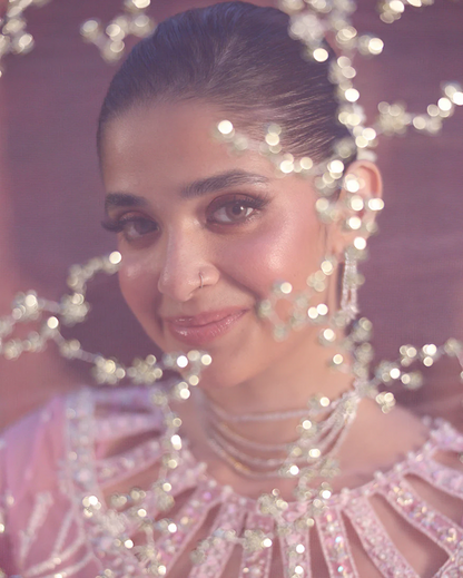 Roheenaz Aangan Chiffon Unstitched Collection 25 RUNCH250105 | Naaz