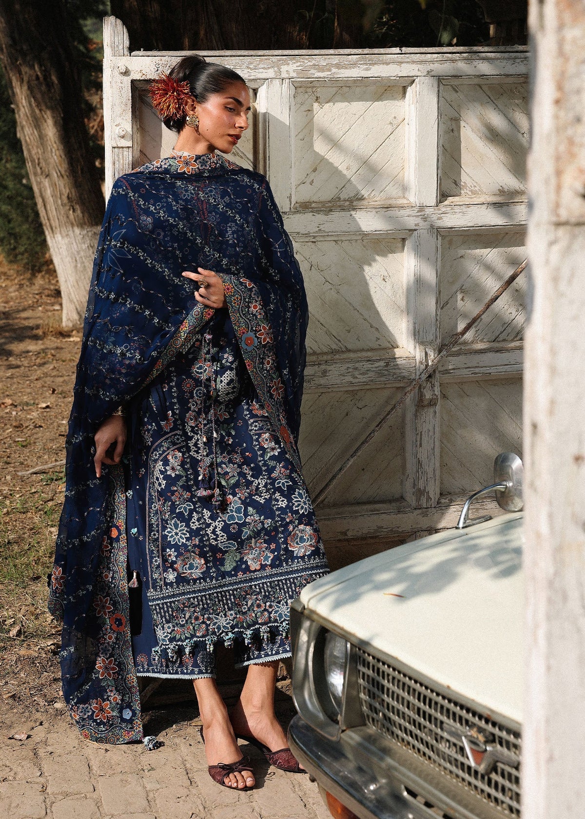 Hussain Rehar Kalabagh Luxury Lawn Unstitched Collection 2026 | D#80 AMALFI - Mirha Fashion
