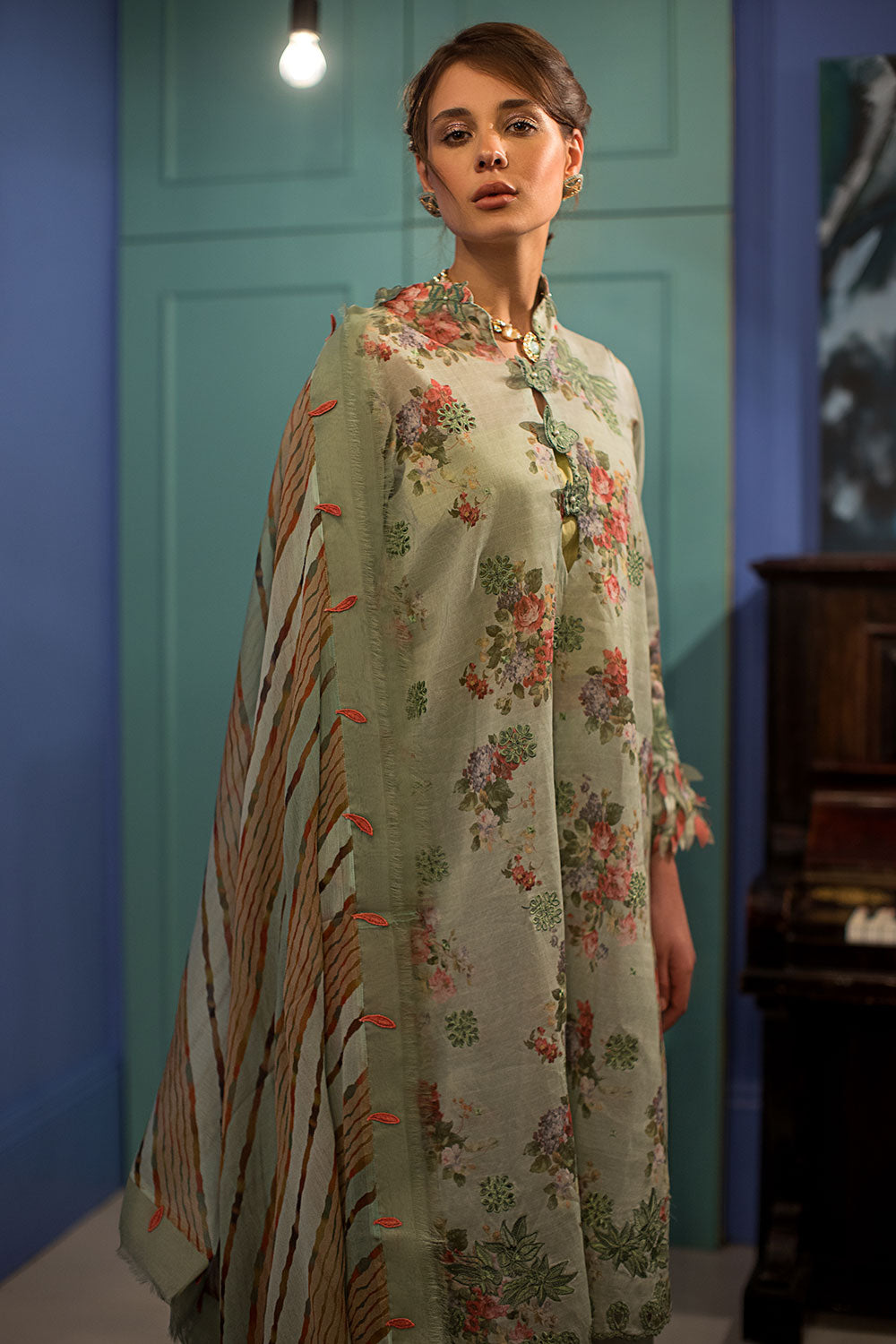 "Sobia Nazir Vital Lawn Collection -  5A - 2024 " - Mirha Fashion