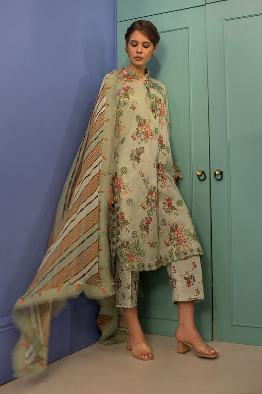 "Sobia Nazir Vital Lawn Collection -  5A - 2024 " - Mirha Fashion