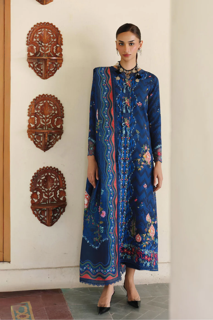 Qalamkar Qprints Winter 3PCS Unstitched Collection 2025 QW 02 B | Silas