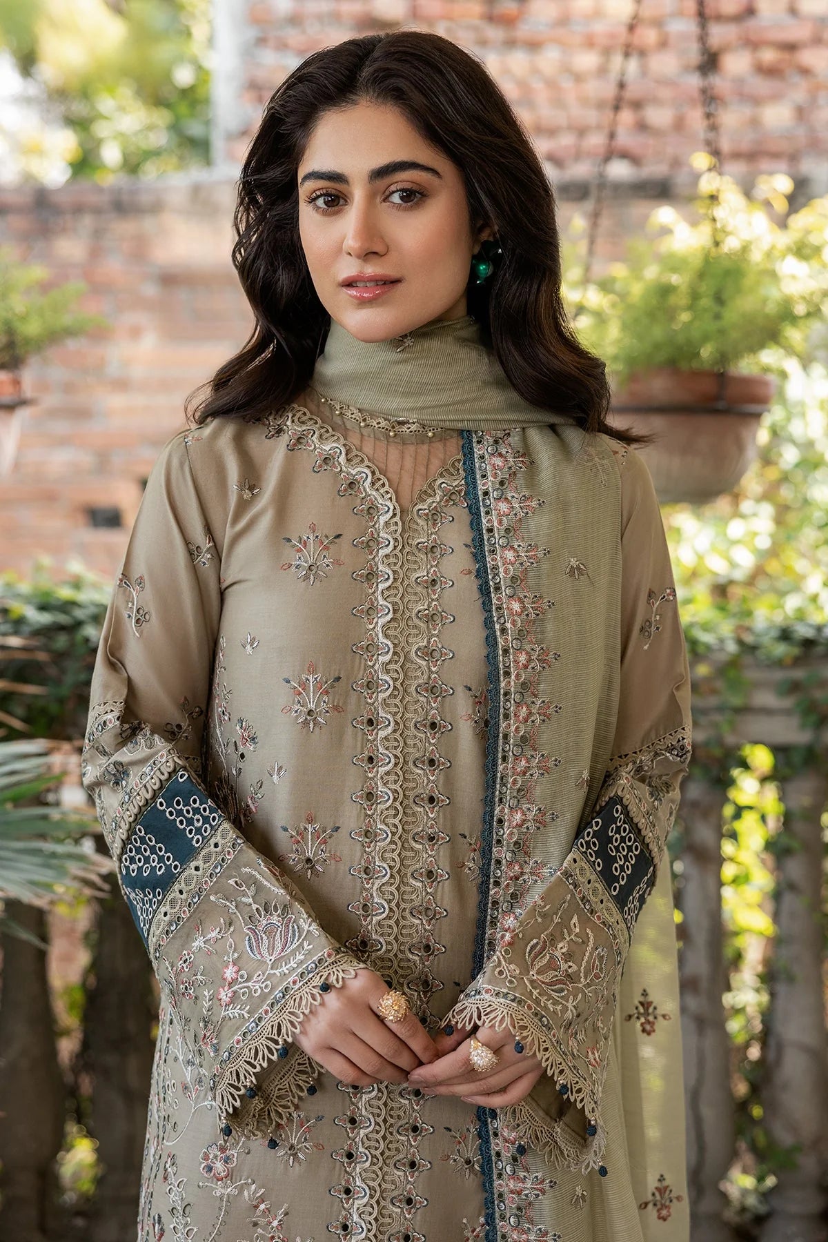 Farasha Bahar Embroidered Lawn Collection 2024 | Whimsical Sage